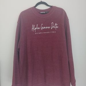 Aloha Gamma Delta textured sweater!